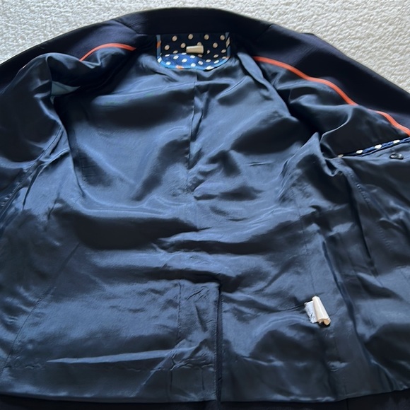 J Crew Schoolboy Wool Blazer Blue Size 0 - Picture 9 of 11